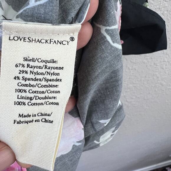 NWT LOVESHACKFANCY PASTEL FLORAL MINI DRESS - Picture 14 of 15